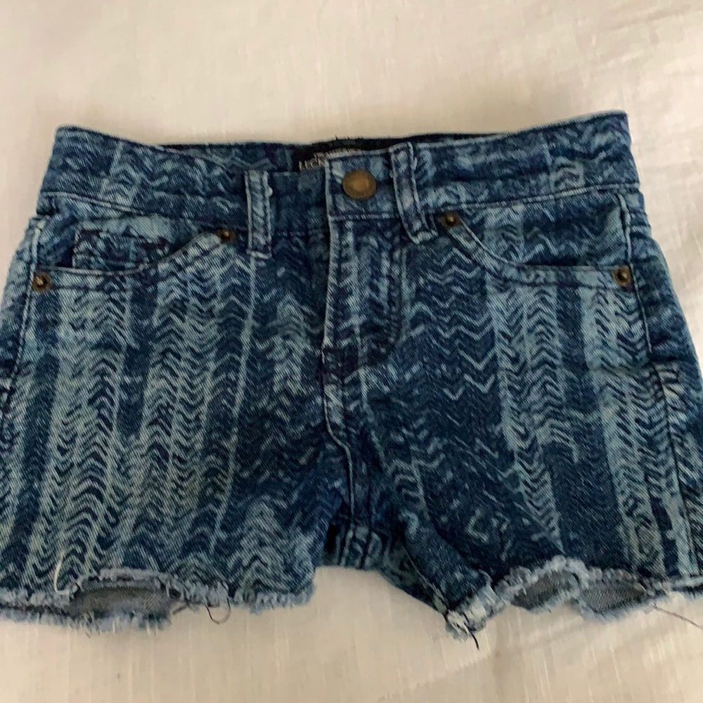 Lucky brand girls  denim shorts size 4T excellent condition